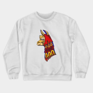 South American Colors and Lama Crewneck Sweatshirt